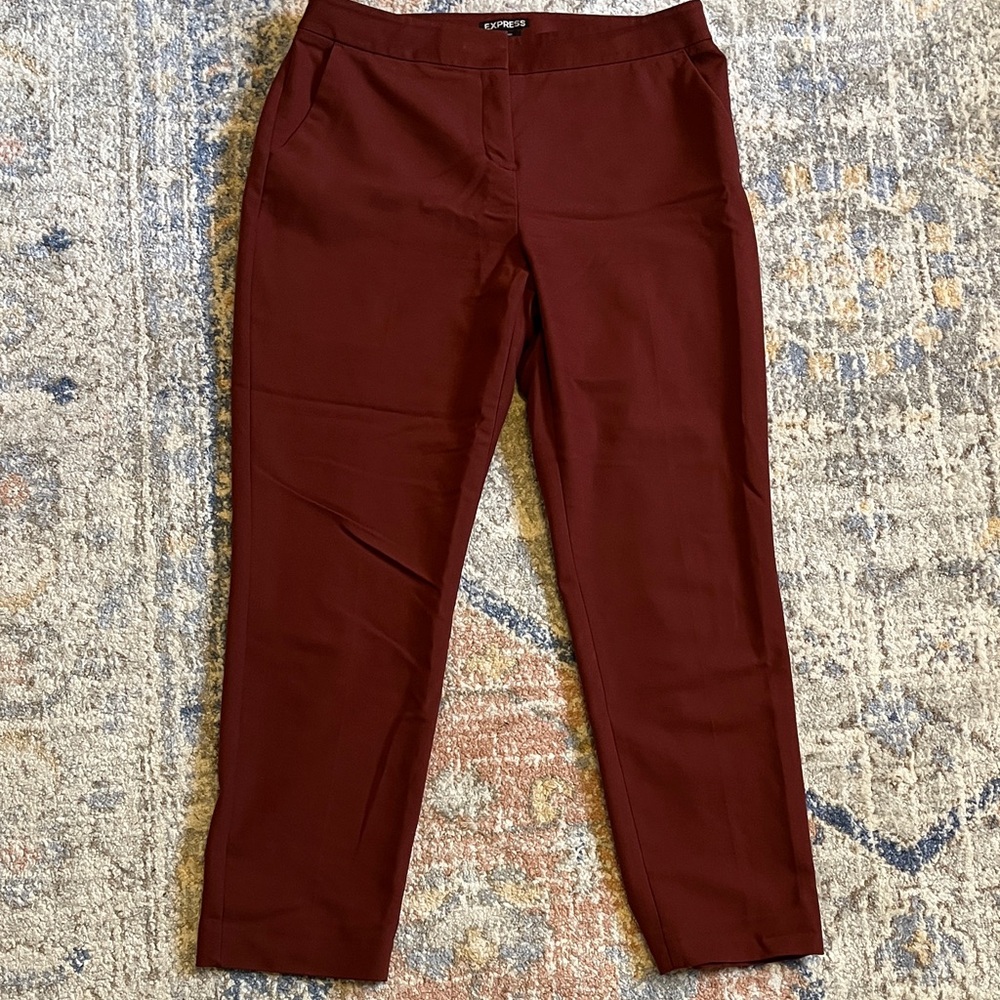 Express Women’s Deep Red Dress Pants